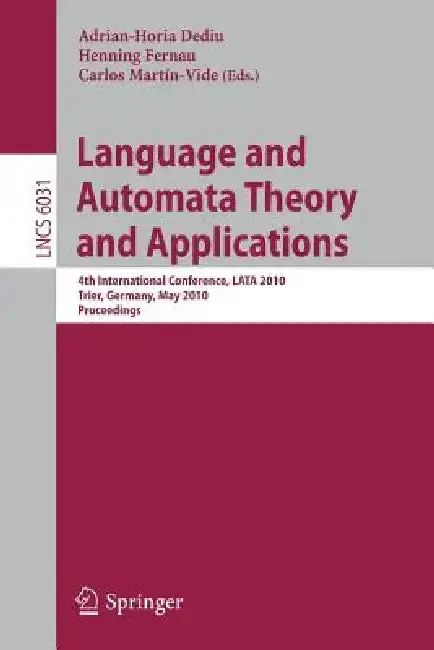 Cover of Language and Automata Theory and Applications