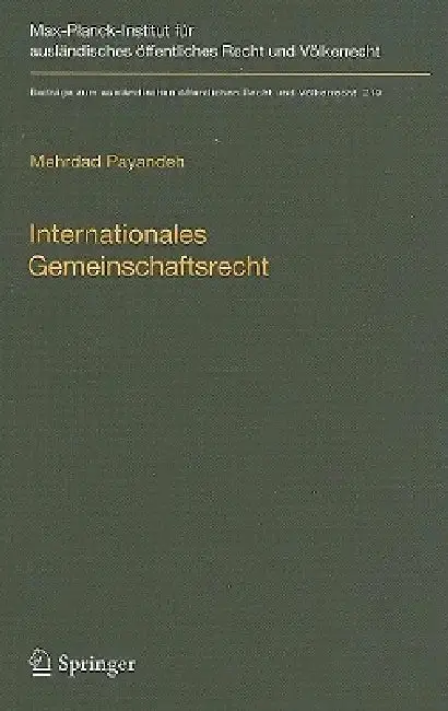 Cover of Internationales Gemeinschaftsrecht