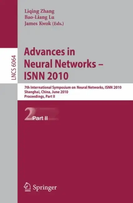 Cover of Advances in Neural Networks - ISNN 2010