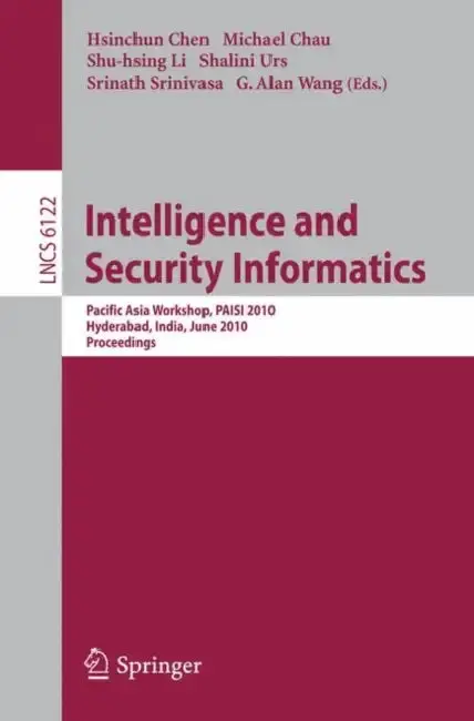 Cover of Intelligence and Security Informatics