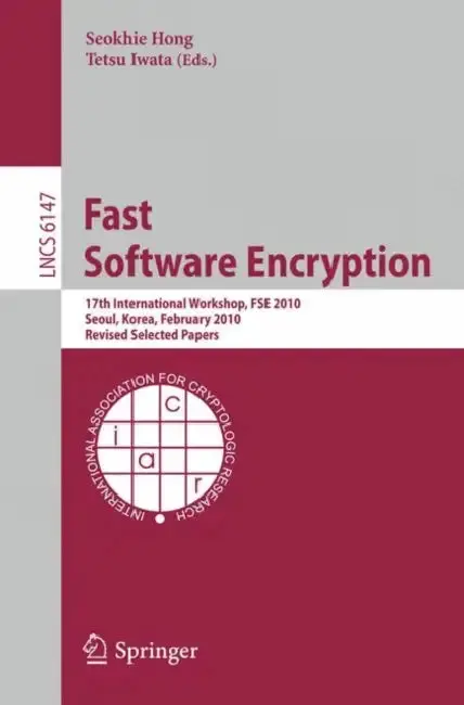 Cover of Fast Software Encryption