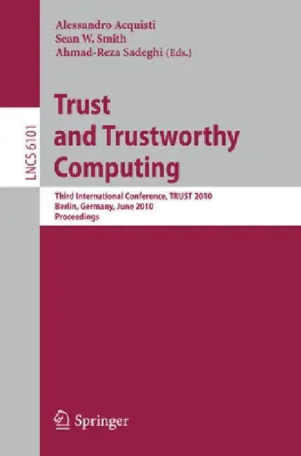 Cover of Trust and Trustworthy Computing