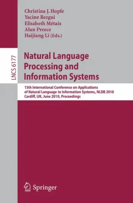 Cover of Natural Language Processing and Information Systems