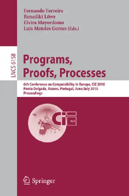 Cover of Programs, Proofs, Processes