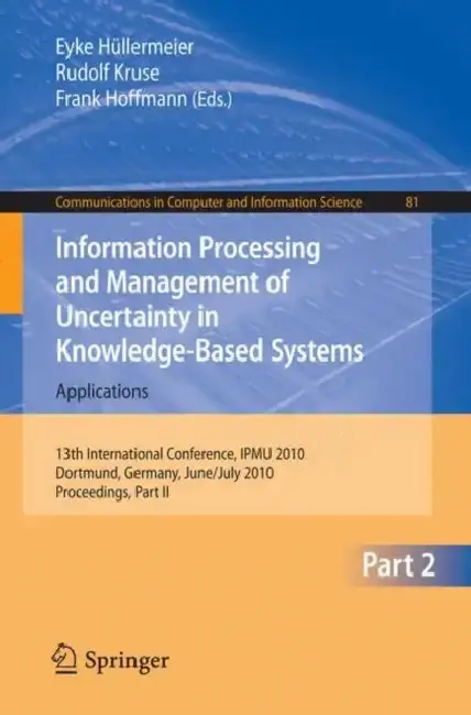 Cover of Information Processing and Management of Uncertainty in Knowledge-Based Systems