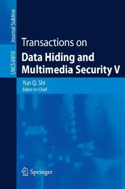 Cover of Transactions on Data Hiding and Multimedia Security V