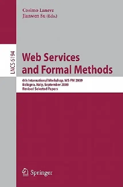 Cover of Web Services and Formal Methods