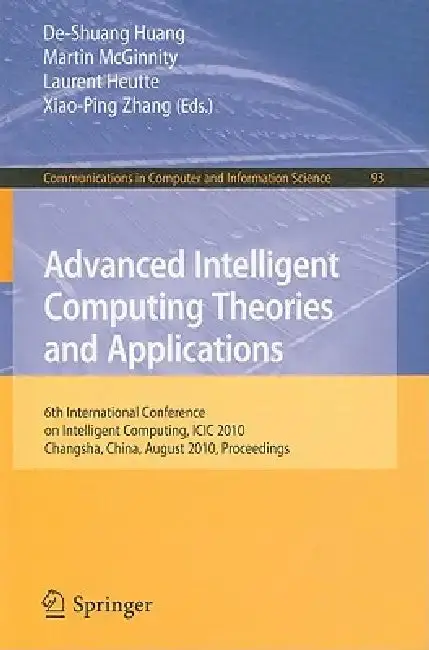 Cover of Advanced Intelligent Computing Theories and Applications