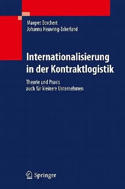 Cover of Internationalisierung in Der Kontraktlogistik