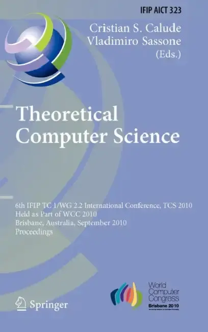 Cover of Theoretical Computer Science