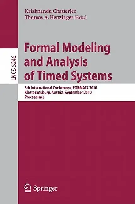 Cover of Formal Modeling and Analysis of Timed Systems