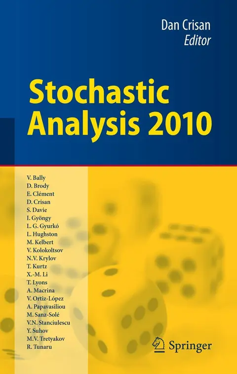 Cover of Stochastic Analysis 2010