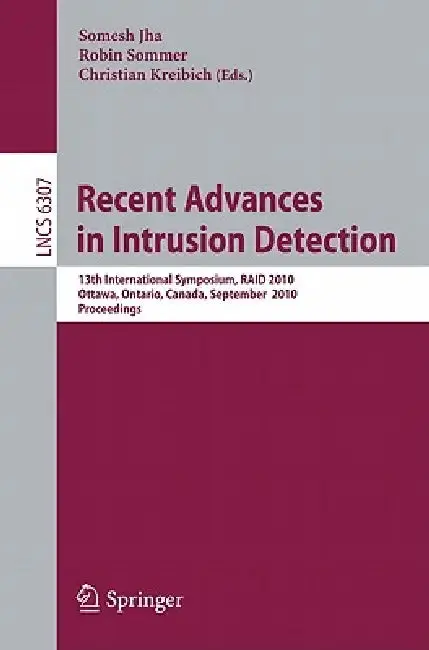 Cover of Recent Advances in Intrusion Detection