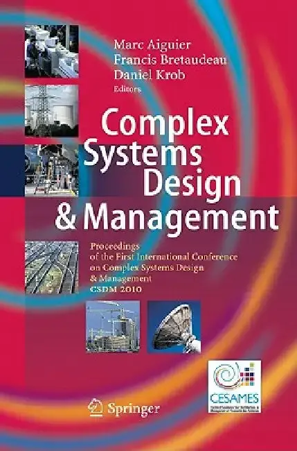 Cover of Complex Systems Design & Management