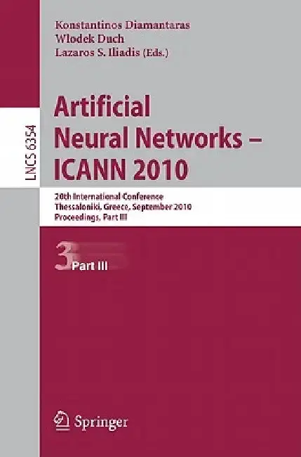 Cover of Artificial Neural Networks - ICANN 2010