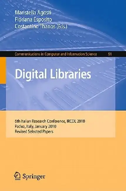 Cover of Digital Libraries