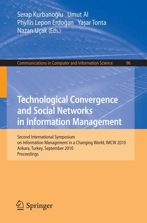 Cover of Technological Convergence and Social Networks in Information Management