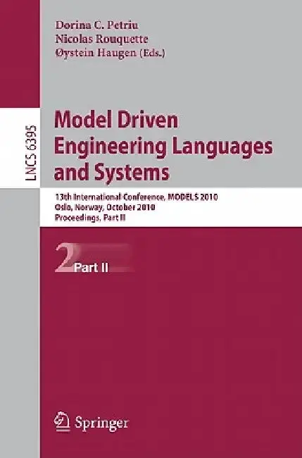 Cover of Model Driven Engineering Languages and Systems