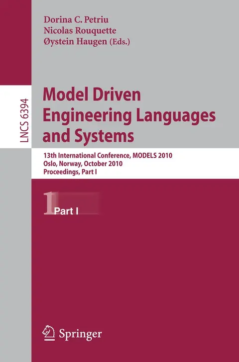 Cover of Model Driven Engineering Languages and Systems
