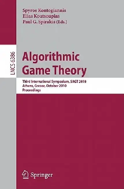 Cover of Algorithmic Game Theory
