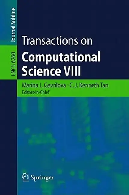 Cover of Transactions on Computational Science VIII