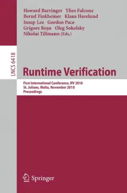 Cover of Runtime Verification