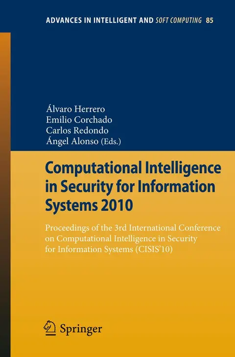 Cover of Computational Intelligence in Security for Information Systems 2010
