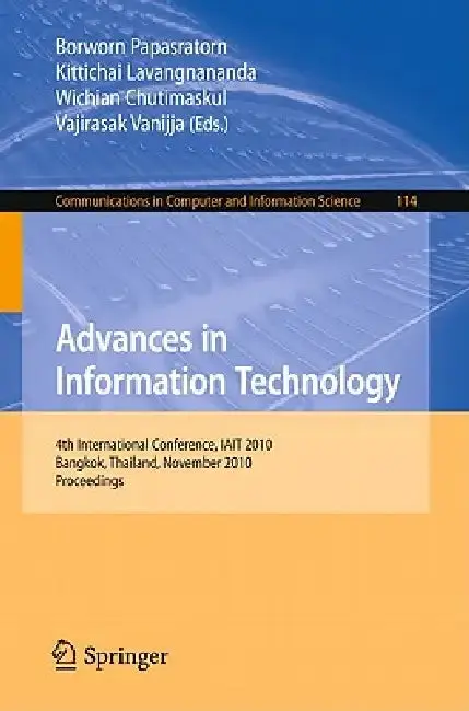 Cover of Advances in Information Technology