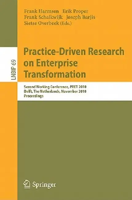 Cover of Practice-Driven Research on Enterprise Transformation