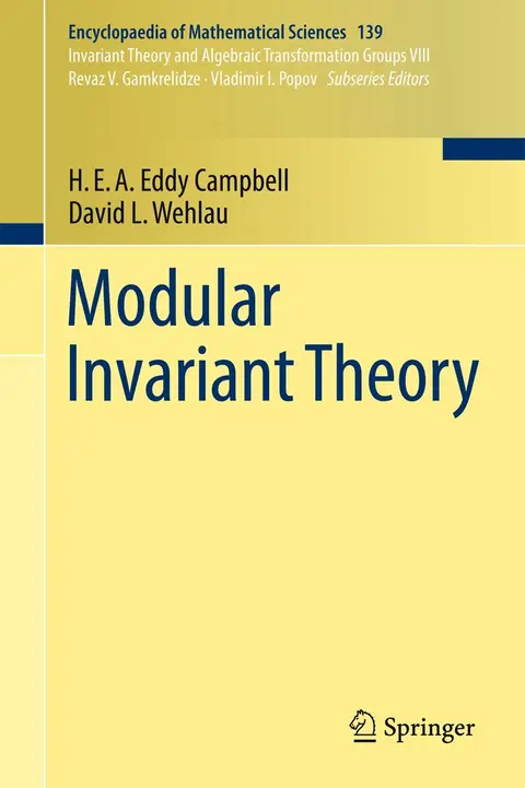 Cover of Modular Invariant Theory