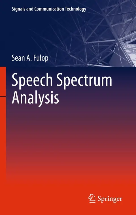 Cover of Speech Spectrum Analysis