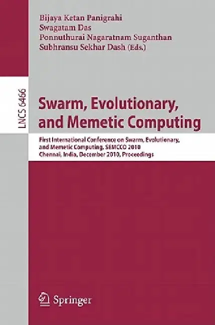 Cover of Swarm, Evolutionary, and Memetic Computing