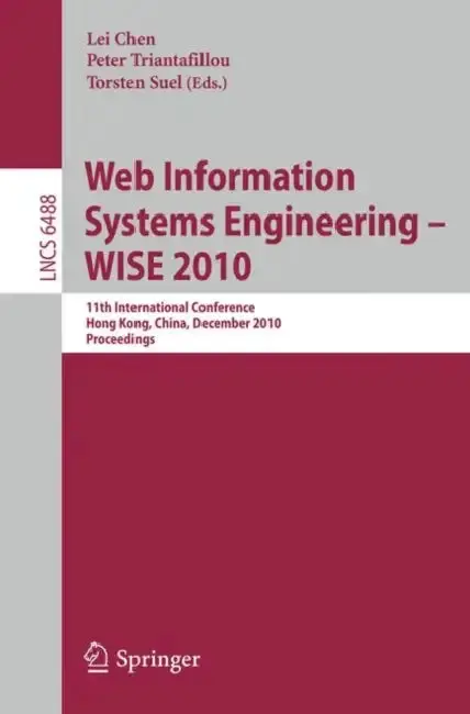 Cover of Web Information Systems Engineering - Wise 2010