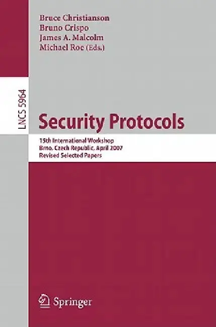 Cover of Security Protocols