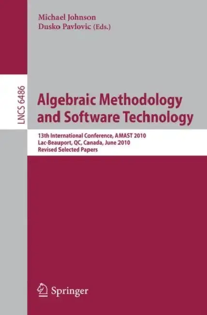 Cover of Algebraic Methodology and Software Technology