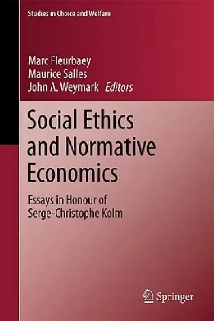 Cover of Social Ethics and Normative Economics