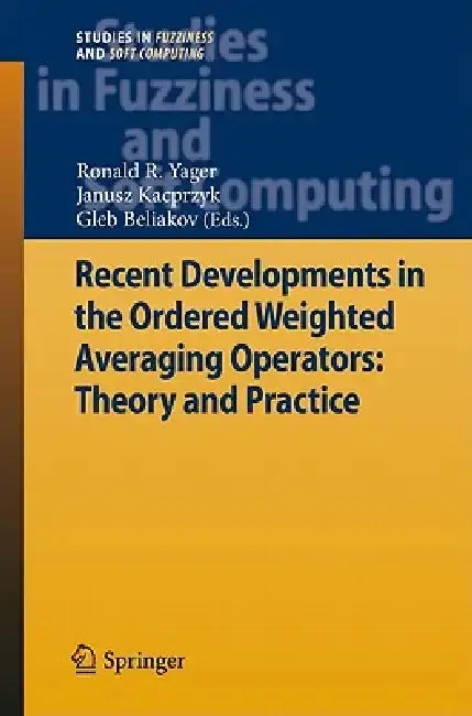 Cover of Recent Developments in the Ordered Weighted Averaging Operators