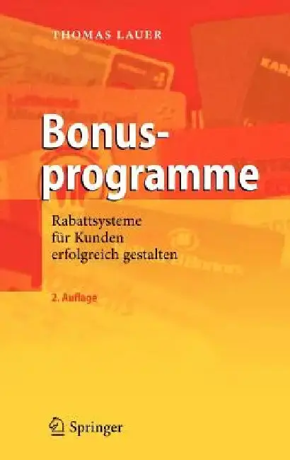 Cover of Bonusprogramme