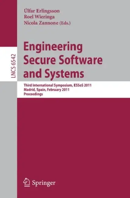 Cover of Engineering Secure Software and Systems