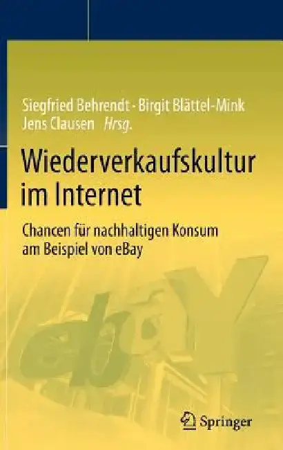 Cover of Wiederverkaufskultur Im Internet
