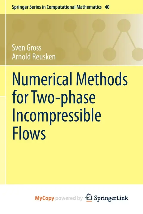 Cover of Numerical Methods for Two-phase Incompressible Flows