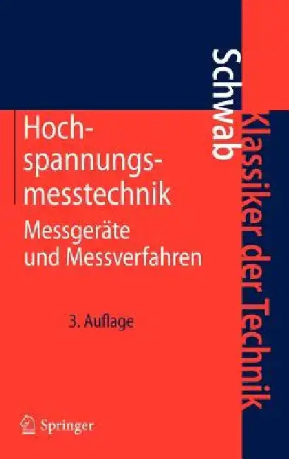 Cover of Hochspannungsmesstechnik