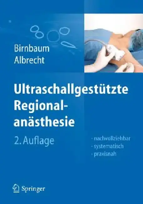 Cover of Ultraschallgestützte Regionalanästhesie