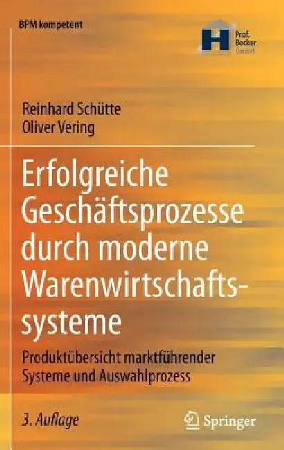 Cover of Erfolgreiche Geschäftsprozesse Durch Moderne Warenwirtschaftssysteme