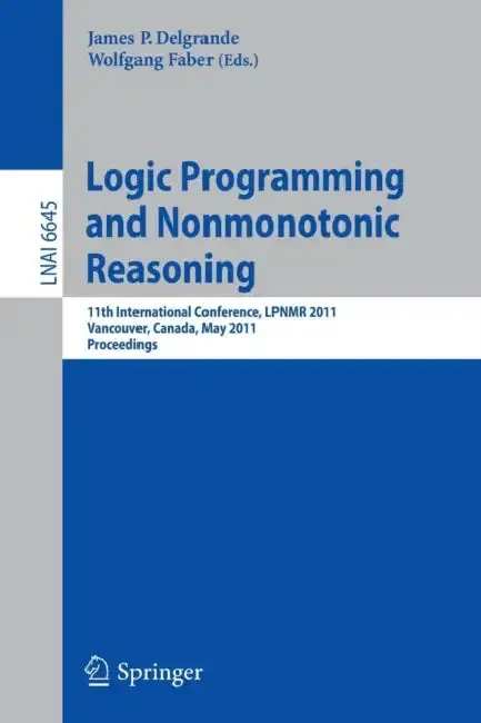 Cover of Logic Programming and Nonmonotonic Reasoning