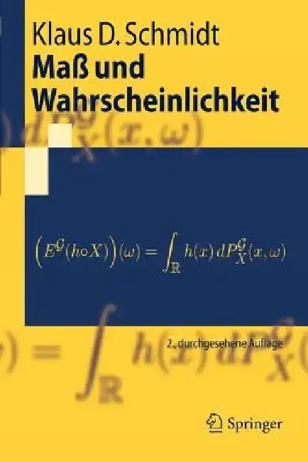 Cover of Maß Und Wahrscheinlichkeit
