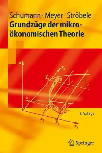 Cover of Grundzüge Der Mikroökonomischen Theorie