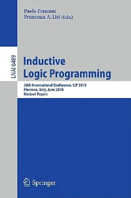 Cover of Inductive Logic Programming