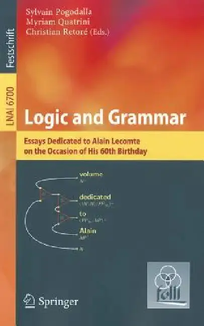 Cover of Logic and Grammar
