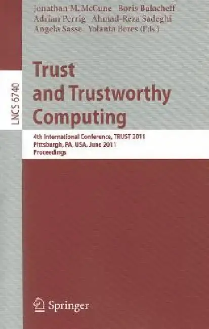 Cover of Trust and Trustworthy Computing